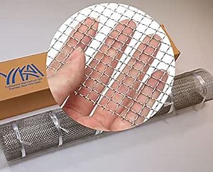 Woven Wire 5 Mesh - 24"X 40" 60cm X100cm Size - 4.5mm Hole - 0.7mm Wire - Heavy Stainless Steel 304L 74% Open Area
