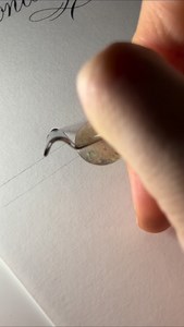 Couldn’t find suitable music so I decided to try a voice over 😬 . #learncalligraphy #calligraphy #lettering #flourishing #penmanship | CS Calligraphy Studio