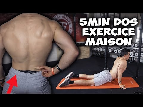 5min perdre gras en bas du dos et se muscler à la maison !