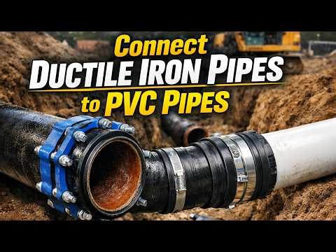 How to Connect Ductile Iron Pipes to PVC Pipes