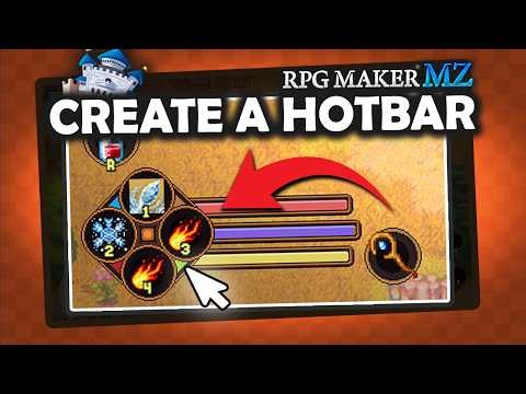 Create a Hotbar in RPG Maker MZ - Hendrix HUD Designer Tutorial