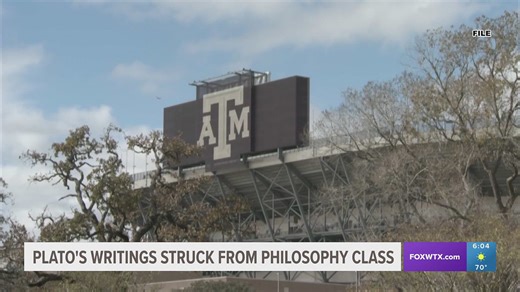 Philosophy class removes Plato's writings from its curriculum