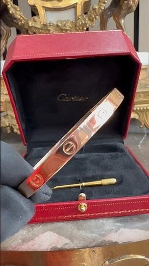 Cartier Love Bangle 18ct Rose Gold (Size 20) Bracelet