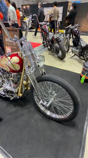 A Pan Head @hedgehog_motorcycle 🔥🔥🔥 #yokohamahotrodcustomshow2025 #tkk #chopper #panheadchopper | Nathon Yodprom