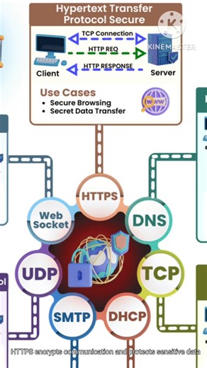 Learn network protocols in just 38 sec #shorts ‪@BMSTechIdea‬