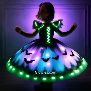 36K views · 557 reactions | adorable goth toddler shows off her new light up dress | Gothic Darling | Facebook