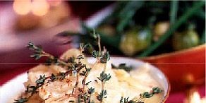 Creamy onion and garlic compote