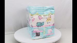 Littleforbig Adult Printed Diaper 80 Pieces (8 Packs) - Vintage Baby (Medium 28"-38")