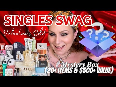 UNBOXING SINGLES SWAG VALENTINE'S 2024 MYSTERY BOX - WORTH $500 & SHIPS WORLDWIDE!