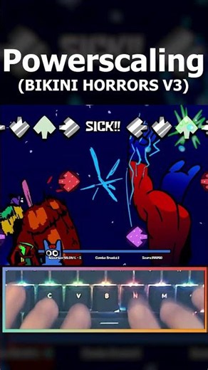 powerscaling - BIKINI HORRORS V3 #fnf #fnfmod #spongebob #scary #super