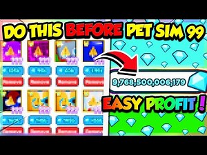 How to PREPARE For PET SIMULATOR 99!! (Roblox)