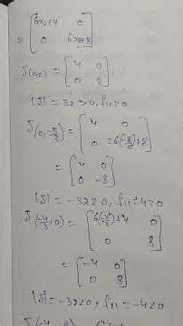 Extreme Point of a Function Using Jacobi Method | Step-by-Step Explanation