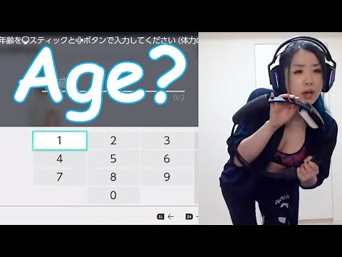 Ring Fit Adventure asks for Kson's Age