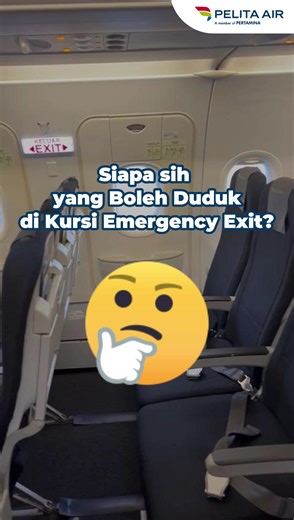 Syarat Duduk di Kursi Emergency Exit Pesawat