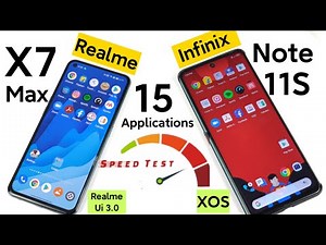 Realme X7 Max vs Infinix Note 11S Speedtest 15Apps Ram Management Comparison Shocking Results 🤯😱