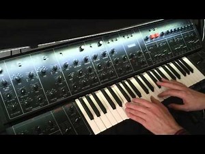 Yamaha CS-30 synthesizer Demo