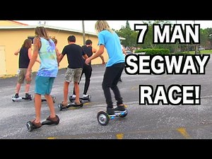 EXTREME 7 MAN SEGWAY RACES! (Hoverboard FAILS) | JOOGSQUAD PPJT