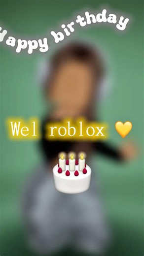 Joyeux anniversaire Wel roblox 💛 #roblox #rblx #game #mm2 #brookhaven #edit #viral #birthday