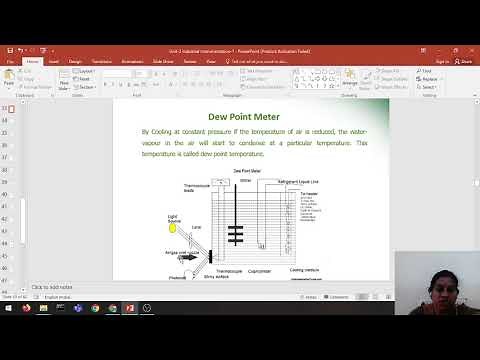 Dew point meter-Construction and working