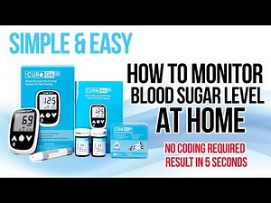 How to Test Blood Sugar Level at Home | Curo G6s Instructional Video
