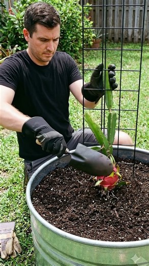 How to Grow Dragon Fruit from a Whole Fruit! 🐉