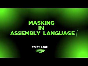 Masking in Assembly Language – A Bitwise Manipulation Explained#studyzone #assemblylanguage