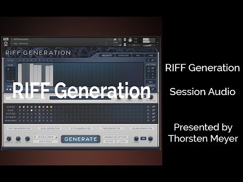 RIFF Generation from In Session Audio