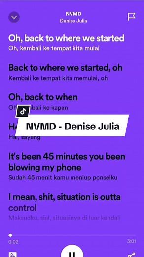 NVMD - Denise Julia Song Lyrics and Meaning