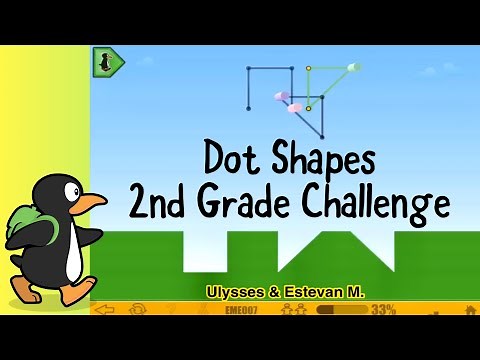 Dot Shapes - 2nd Grade ST Math Challenge