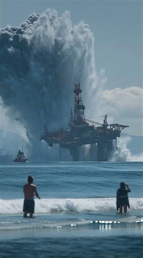 The Sheer POWER of this explosion is terrifying. #power