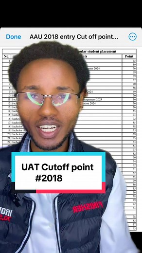 UAT Cutoff Point Announcement for 2023