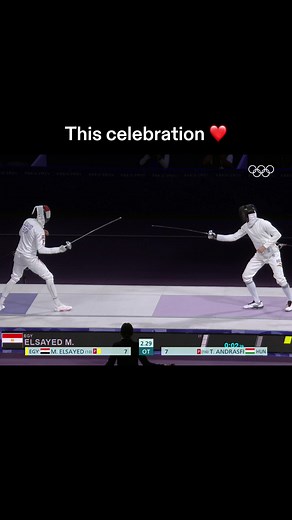 Heartwarming Olympic Fencing Moment