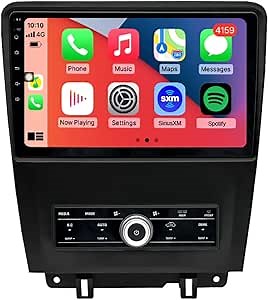 for Ford Mustang Radio Upgrade 2010 2011 2012 2013 2014 Android Stereo Replacement QLED 1280 * 720 8Core CPU Carplay Android Auto Free Camera