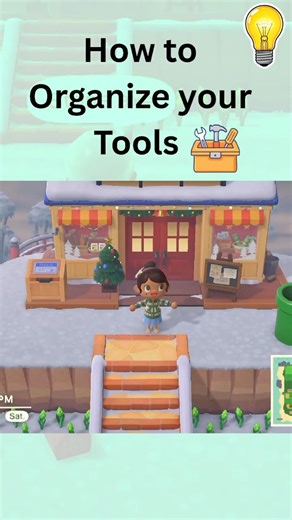 Organize your tools in Animal crossing. #gameplay #acnh
