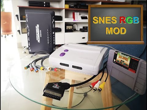 SNES RGB Mod - Saca la mejor calidad de tu Super Nintendo