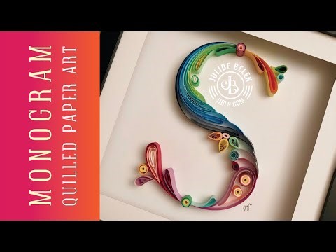 Quilling the Letter S - Quilled Paper Art Tutorial | Alphabet Series