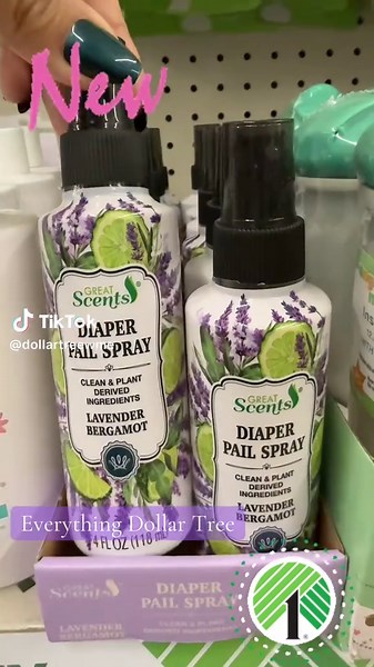 Diaper Pail Spray Options at Dollar Tree