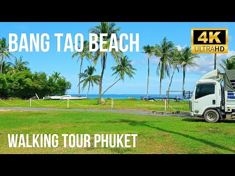 Bang Tao Beach High Season 2024 - 2025 Phuket | Walking Tour 4K Thailand | Explore Beach Now Part 1