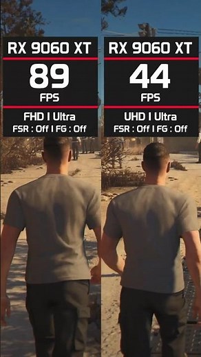 007 First Light RX 9060 XT FPS Test (FHD to UHD)