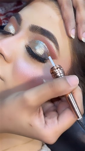 Eyes makeup/Cut Crease Eye Makeup Tutorial | Easy Glam Bridal Eye Makeup #makeup