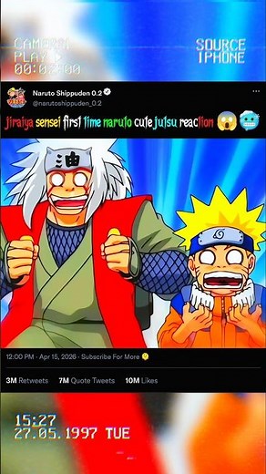 jiraiya sensei first time naruto cute jutsu reaction #uzumaki #animeedit #anime #trending #naruto