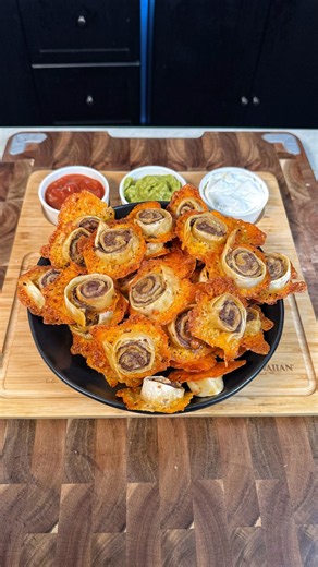 Nacho pinwheel chips recipe