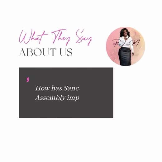 What they say about us? How has Sanctified Women Assembly impacted that your life? PLEASE COMMENT BELOW ¿Qué dicen de nosotras? ¿Cómo ha impactado Sanctified Women Assembly tu vida? Por favor, comenta abajo. #PastorLatikaMitchell #apostlejaniceglover #fypシ゚viralシfypシ゚viralシalシ #ThursdayNights #NewPerspective #JoinUs #FaithInAction #GodIsMoving #GodIsAble #impact #swa #testimonial | Sanctified Women Assembly