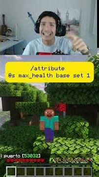 How to Play MINECRAFT HARDCORE HALF HEART 💔 (Commands)