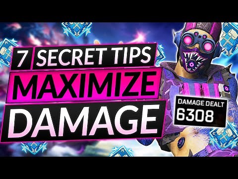 7 SECRET TIPS to Deal MAXIMUM DAMAGE - Settings, Weapons, Legends Tips - Apex Legends Guide