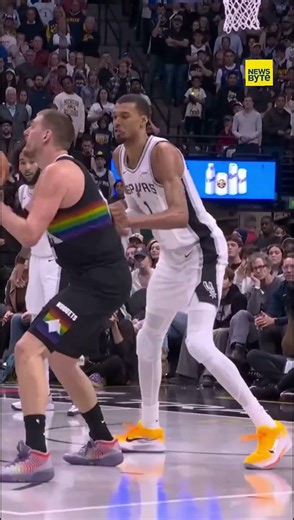Jokic vs. 7'4" Wemby: Size Doesn't Matter! 👽 #nba