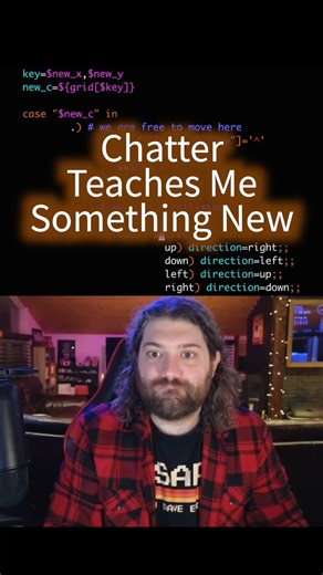 Dave Eddy on Instagram: "Chatter teaches me something new about Bash! Case statements *can* fall through. you suck at programming #programming #devops #bash #linux #unix #software #terminal #shellscripting #tech #stem"