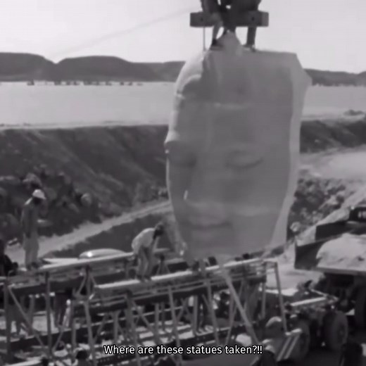 Relocation of Abu Simbel Temple in Egypt