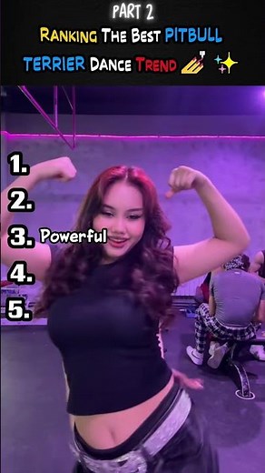 Ranking The Best PITBULL TERRIER Dance Trend ✨ #pitbullterrier #shorts