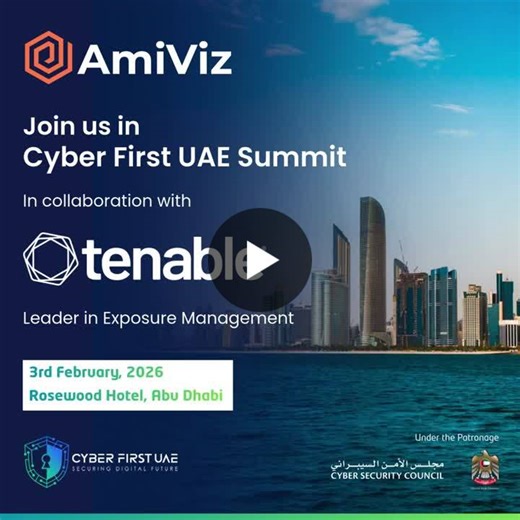 #amiviz #cyberfirstuae #tenable #cybersecurity #exposuremanagement | AmiViz